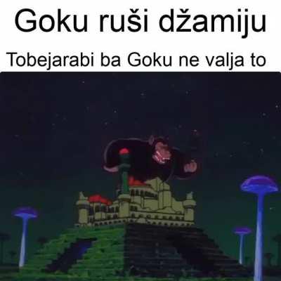 Tobejarabi Goku ruši džamiju