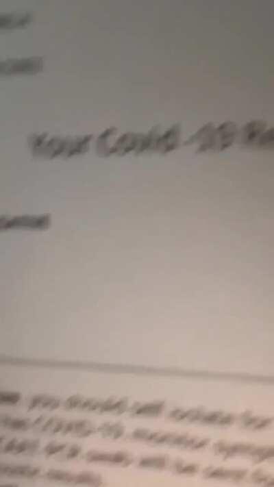 Isabela got tested negative!