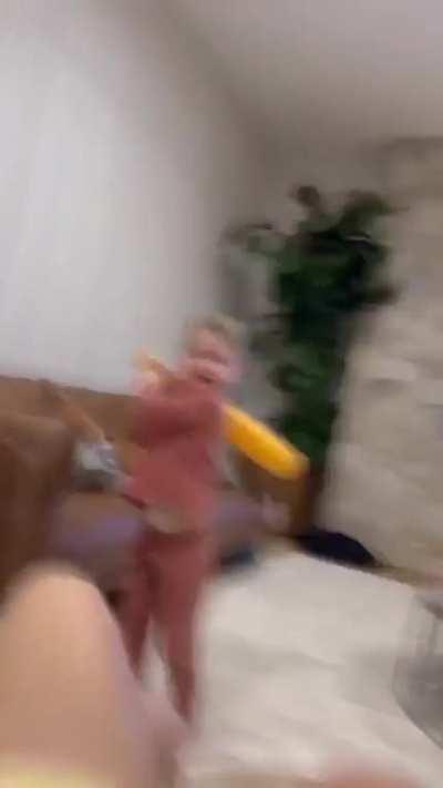 It's not safe to play baseball inside