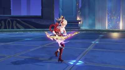 Yoimiya's auto attack animations are so satisfying to watch