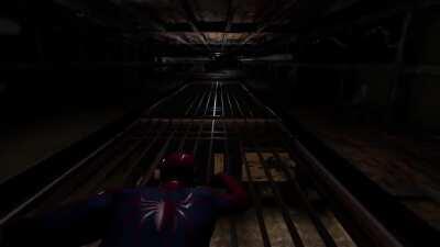 Working on a re-dub edit of the PS4 game's cutscenes with Tobey Maguire dialogue and the Raimi suit. Not the first one to attempt it, but I'm trying to make the conversations sound natural.