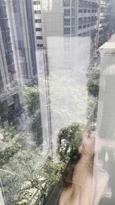 Only react if you’d let me suck you off in front of the city like this