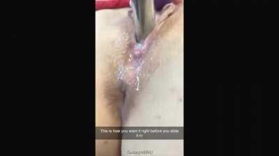 I want to be messy like this when you slide inside me