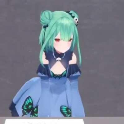 Cute 3D Rushia but i added Helltaker music