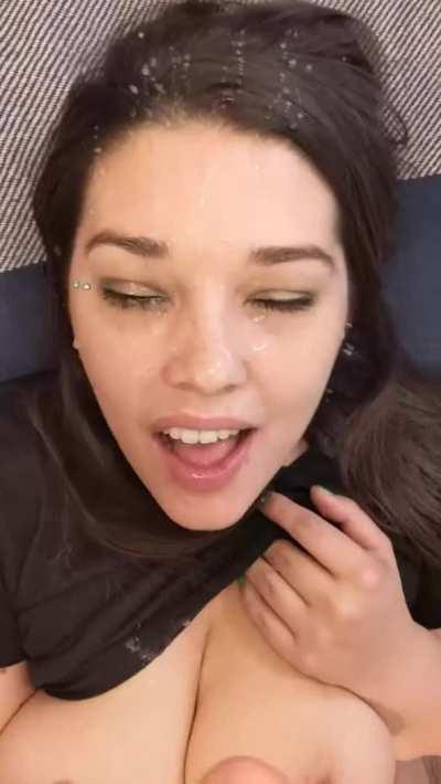 She's begging for cum