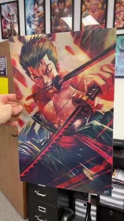 “The Strongest Crew” Lenticular 3D Artwork Poster [Art by: Wizyakuza]