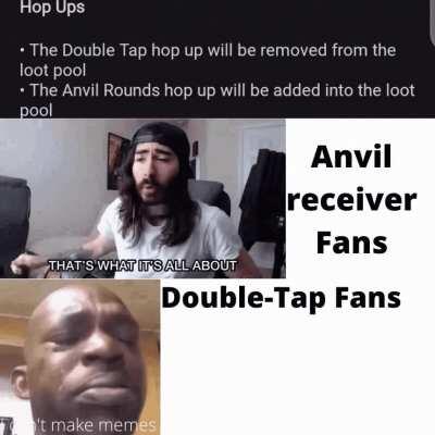 Anvil fans rejoice. Double-tap fans, cry.
