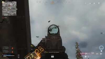 I think they may have fired a rocket at me