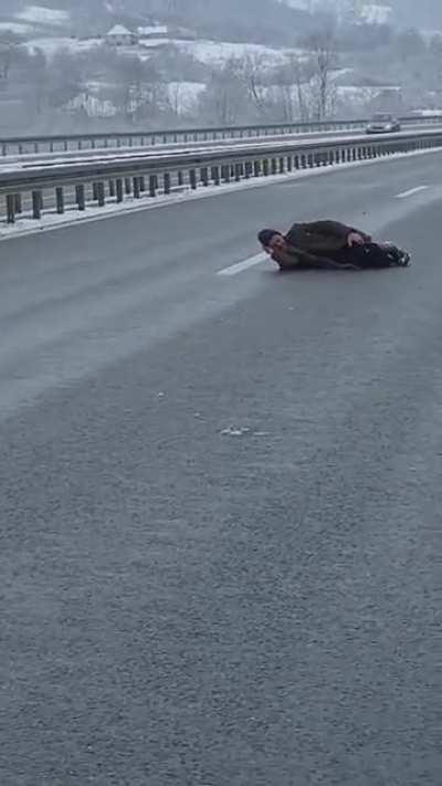 Drunk Serbian chill on the beach 💀💀💀