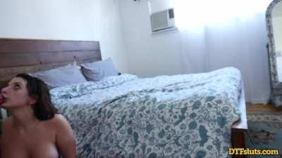 Ivy Lebelle facial then bends over for more