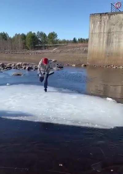 HMRB While I literally tread on thin ice.