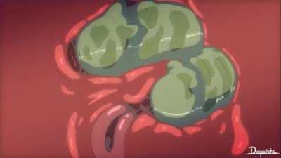 BeastBoy shows off his skills to Raven [Teen Titans] (deepstroke)