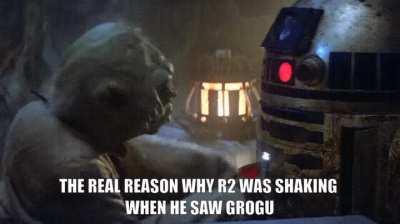 That wasn't excitement, it was pure fear