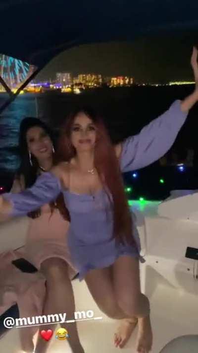 Lana sexy dancing with MommyMo