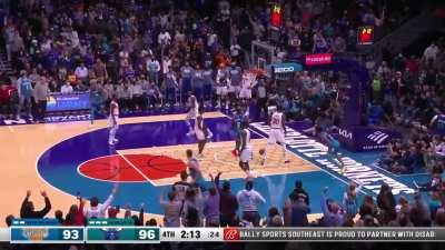 [Highlight] Miles Bridges with the spin move to get past Randle