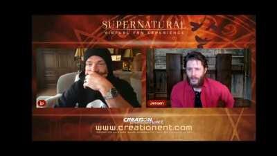 Jensen Ackles tries to pronounce a fans name