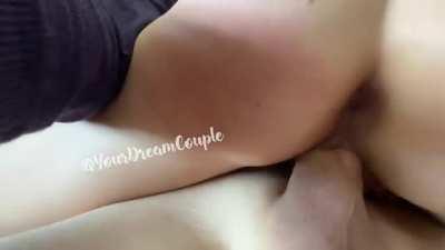 The very first time feeling his cock after my pregnancy