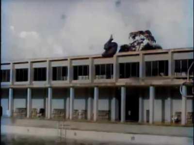 Dominican Republic in the 1950s. Military school in Santo Domingo.