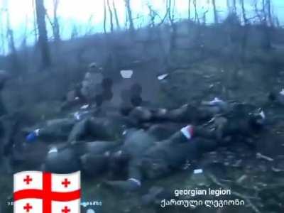 Georgian Soldiers Ambushed Huge Wagner Unit Near Bakhmut.
