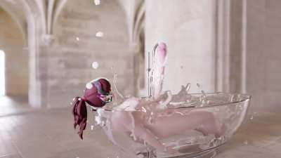 Huge Creampie Bathroom