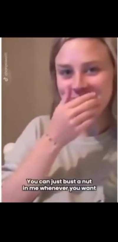 Her face says it all