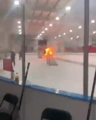 Pretty sure that's not supposed to be on fire