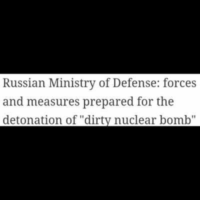 Nuclear war is in a week