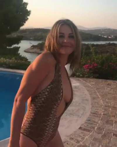 Looks amazing in the bikini