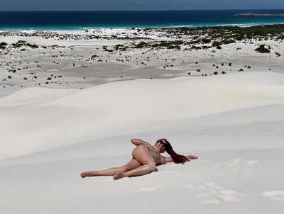 Rolling down the dunes