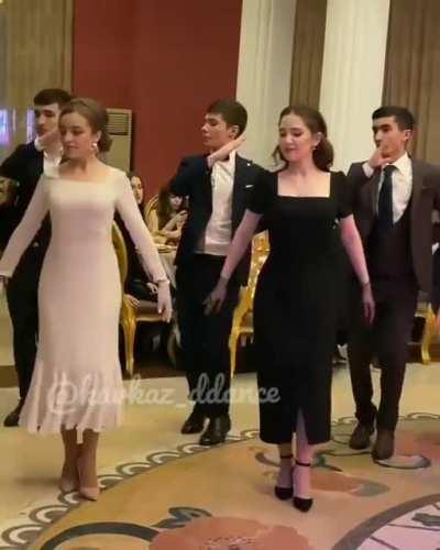 Circassian dance. Circassians are the people of the North Caucasus.