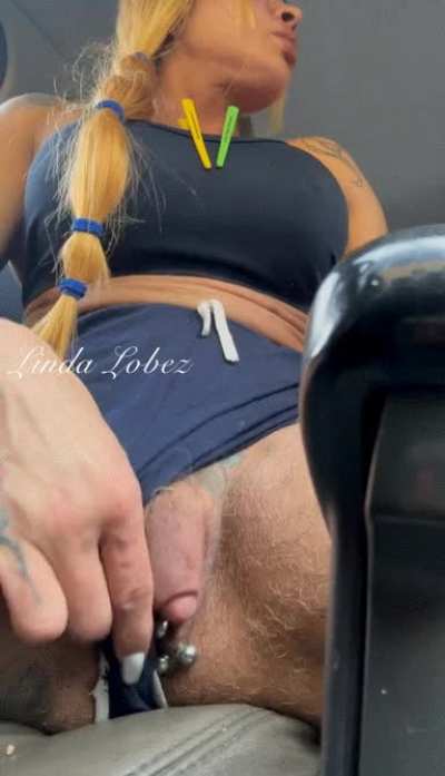 You suck me in the car while I'm driving?