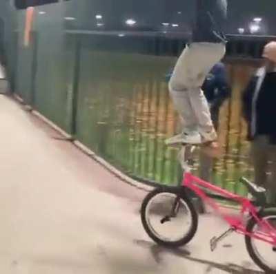 +1 for wearing a helmet.