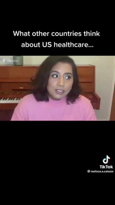 People from other countries reacting to the American healthcare system
