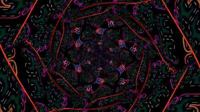 Behind closed eyelids