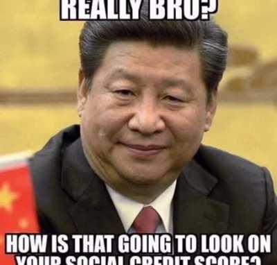 You've been caught with cringe