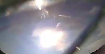 I wonder if his insurance covers “flying automobile attack”