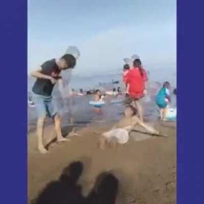 wacky inflatable tube man irl