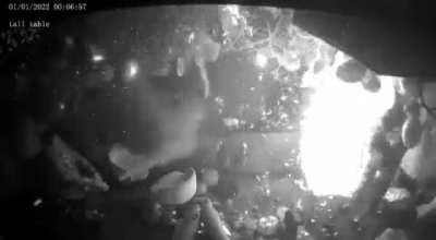 WCGW using fireworks indoors close to balloons filled with flammable gas.