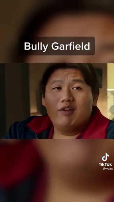 Bully Garfield is so sweet