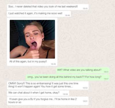 Oops... but it wasn't really my fault! Do you wanna chat about it?