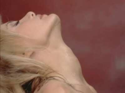 Suzi Simpson shower scene in Enemy Gold (1993)