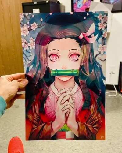 My Tanjiro / Nezuko / Muzan 3D Artwork! I want the Mugen Train movie to drop so I can draw Rengoku vs. Akaza!