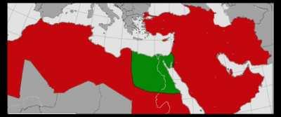 geography now: Egyptian Empire (white area)