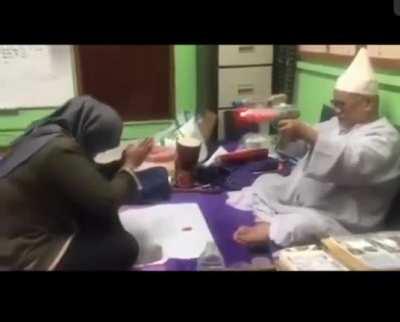 When your bomoh level is over 9000.... wait till he gets to 10k he will bring his nerf gun