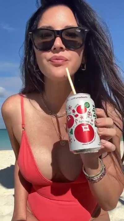 Delicious on beach 