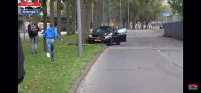 WCGW Showing off in a Mercedes