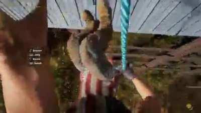 [Far Cry 5] That's totally how you climb a rope