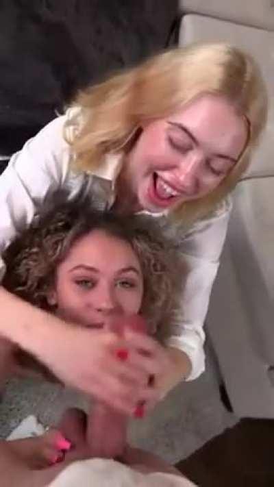 Finishes for Her Friend