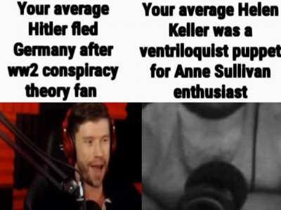 Conspiracy fan vs enthusiast