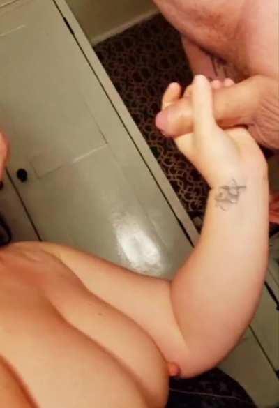 It counts if I finish him with my mouth, right?